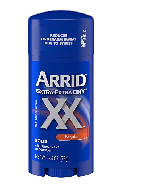 ARRID XX Deodorant Solid Regular, 2.7oz, Case/12