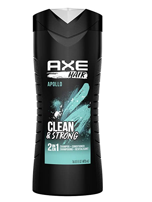 AXE Apollo 2in1 Shampoo and Conditioner, 16oz, Case/4